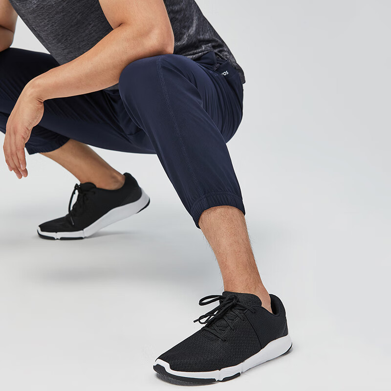 迪卡侬运动裤男速干长裤束脚裤透气轻盈运动裤-2954988