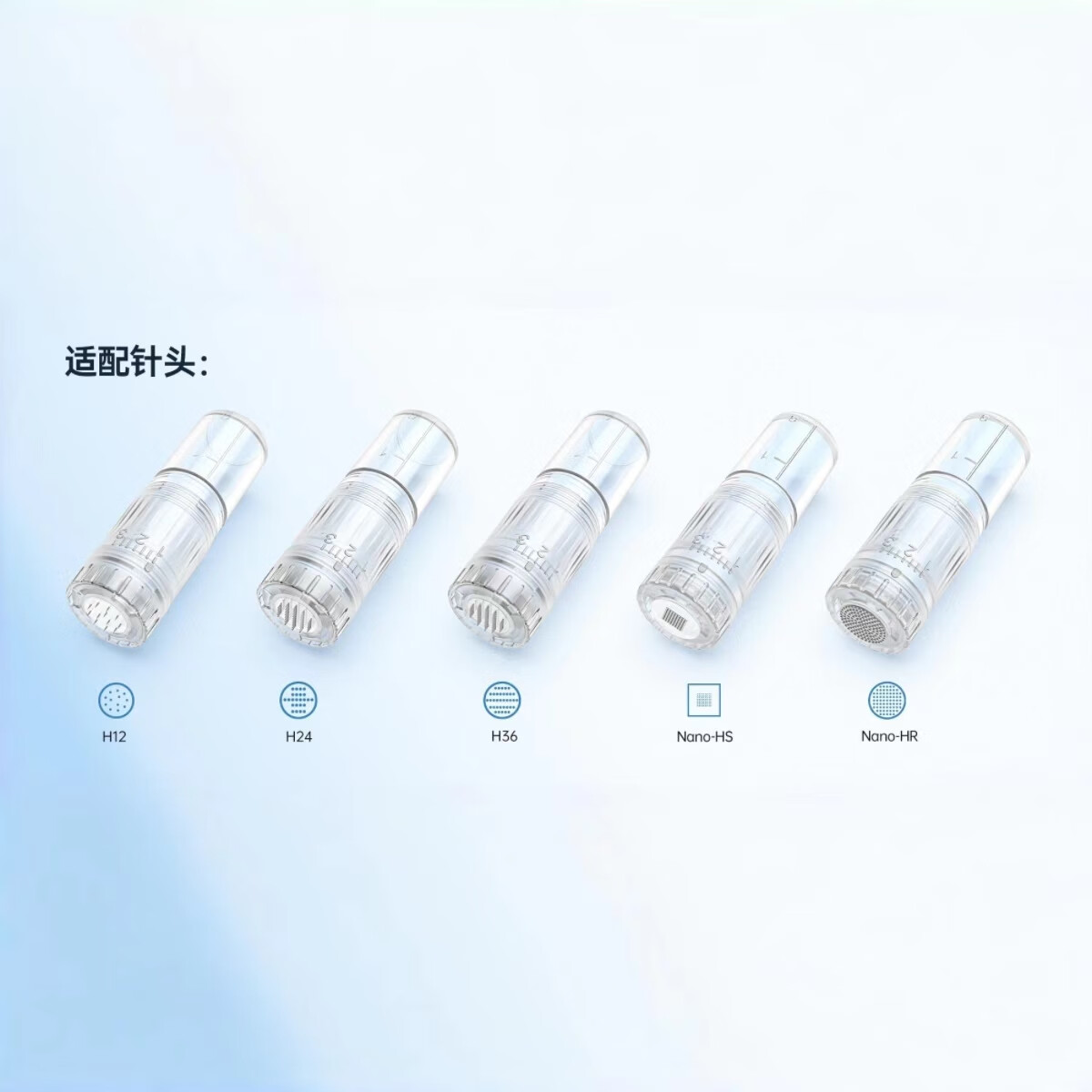 HYDRA.PENH5电动微针原厂正品EMS微电流Hydra pen H5无创家用水光导入仪 蓝H5+50个12pin+操作包套装