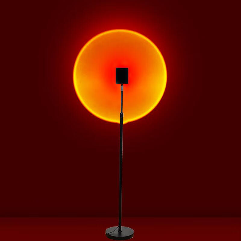 上和隆网红夕阳灯落地灯台灯客厅卧室日不落灯房间氛围拍照投影落地灯