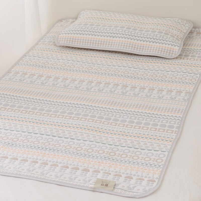 雅赞软席新生儿童床垫纯棉纱布【商场同款】吸汗透气母婴A类可机洗 松鼠坚果-经典款 儿童款78*130cm