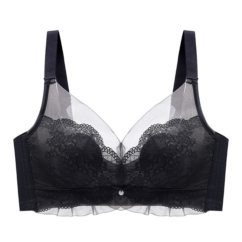 百丽驼美士 balitomms朵空调水晶杯胸罩胶原蛋白里料蕾丝文胸大胸显小