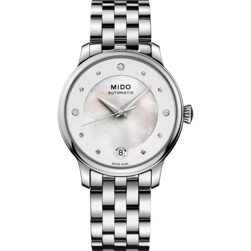 美度（MIDO）瑞士手表 贝伦赛丽 长动能 自动机械女表