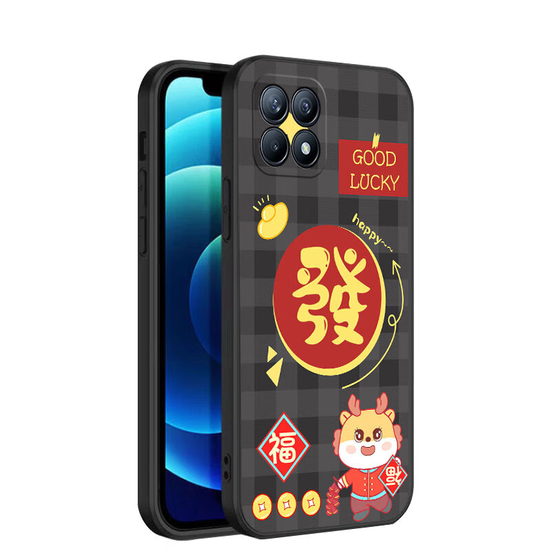 馨妍OPPOReno4 SE 5G大吉大利全包边镜头保护套软套个性创意潮时全包边镜头保护套软套个性创意潮时尚 奶奶灰【好运常在猫】升级防摔 OPPO Reno4 SE 5G