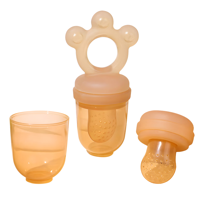 葆氏咬咬袋安抚婴儿吃水果神器6个月以上磨牙棒咬咬胶乐果蔬辅食器L号