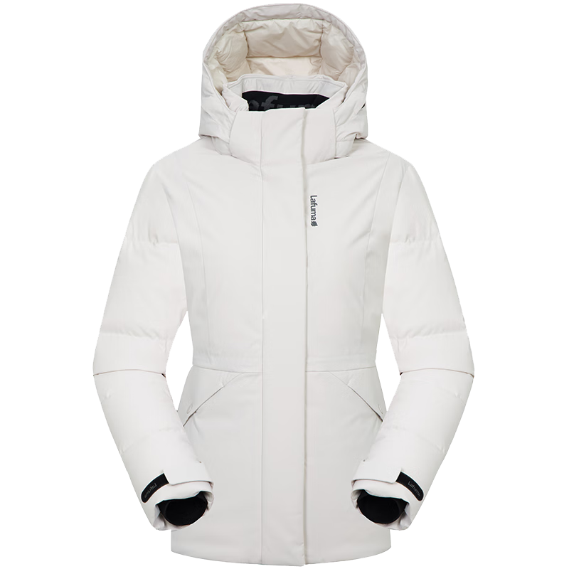 LAFUMA乐飞叶户外羽绒服女 冬季650蓬鹅绒防泼水蓄热短款外套 LFJU4DH65 薄雾灰LE S (36) 160/80A