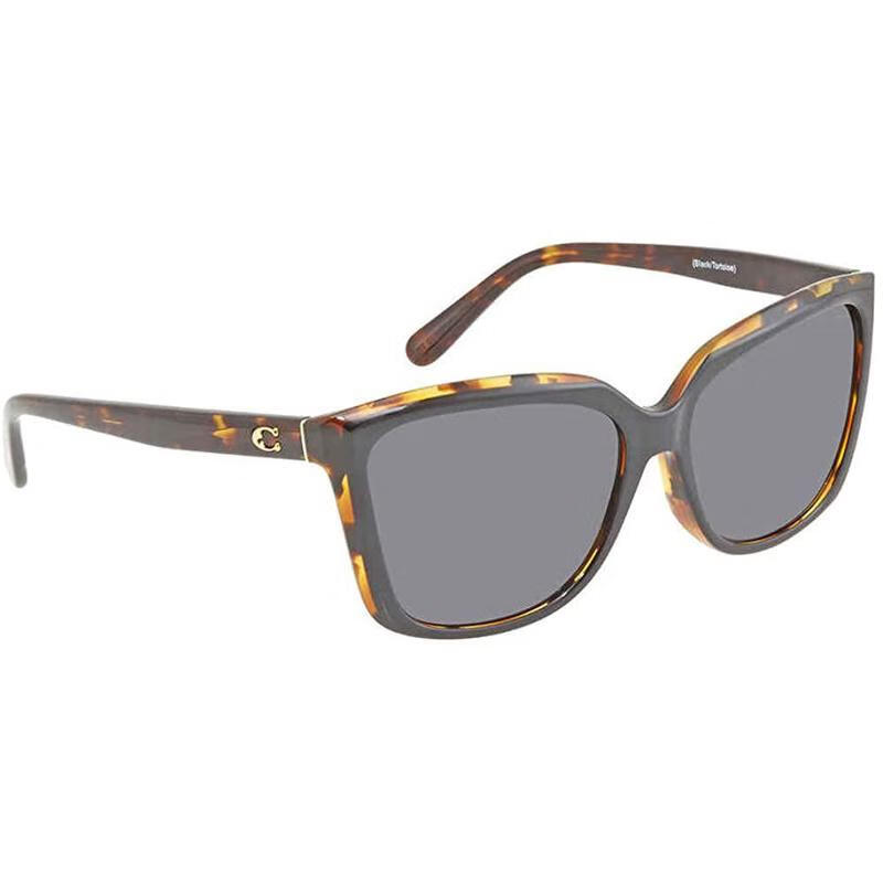 蔻驰(coach)蔻驰大边框方框太阳镜墨镜休闲复古女士眼镜hc8261f