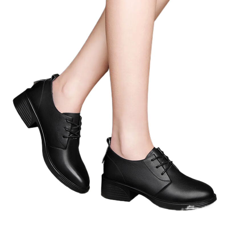 ���ڲ�����������ͷ��ţƤ��ЬŮ���Ӣ�׷�ƤЬ�����¿�ϵ��ְҵ����Ь�ļ���ŮЬ ��ɫ���� 38