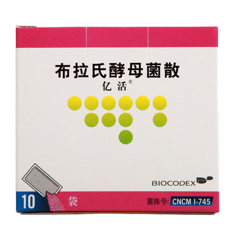 亿活 布拉氏酵母菌散 0.25g*10袋/盒 1盒