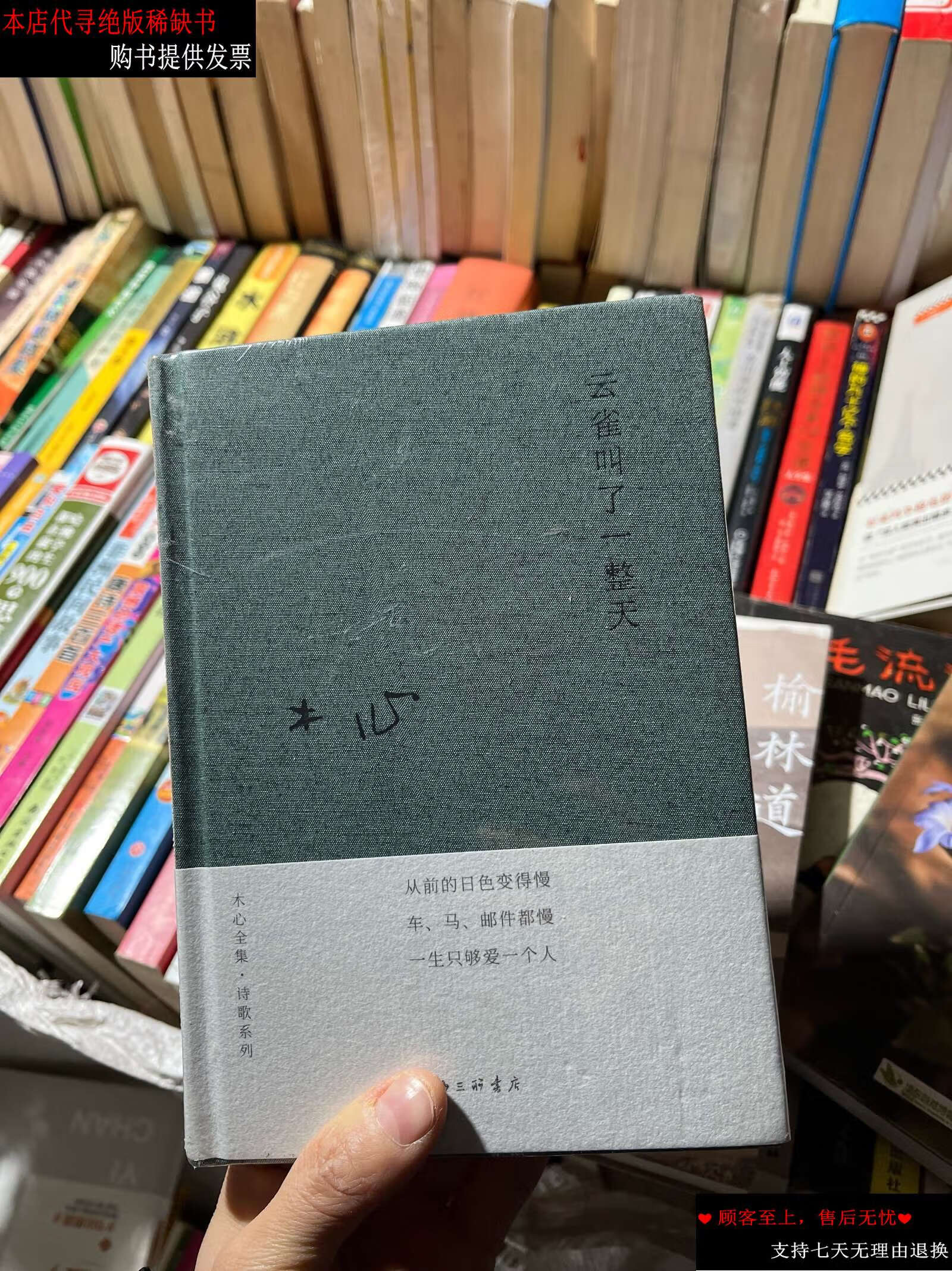 【二手书9成新】云雀叫了一整天 /木心 上海三联书店