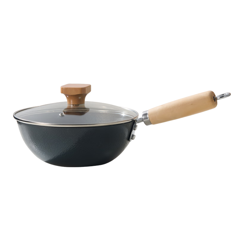 荣事达(Royalstar)章丘小铁锅炒锅炒菜锅家用无涂层平底一人食电磁炉灶具通用迷你28 50.15元