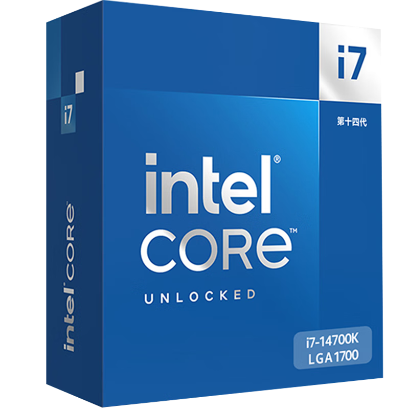intel 英特尔 酷睿 i7-14700K CPU处理器 盒装