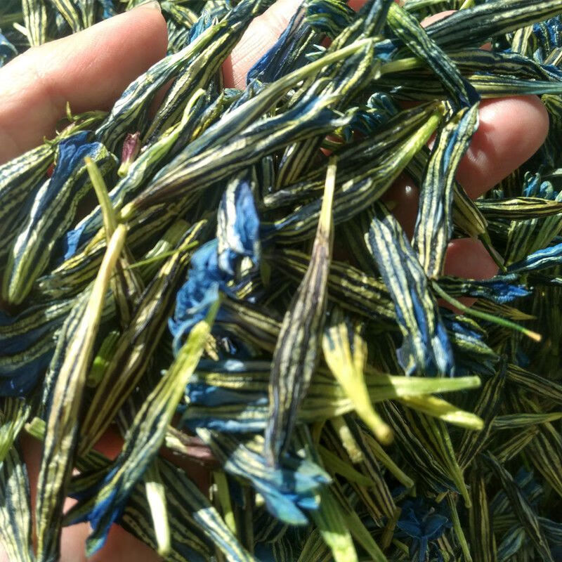 食喜运西藏特产野生龙胆花草龙胆草苦植物藏茶干龙胆花休闲家用 野生