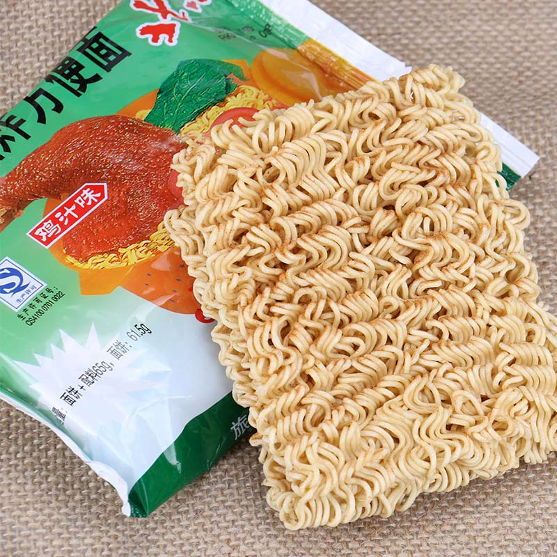 南街村鸡汁味老北京方便面南德油炸脆干吃面颍松清真整箱 鸡汁方便面