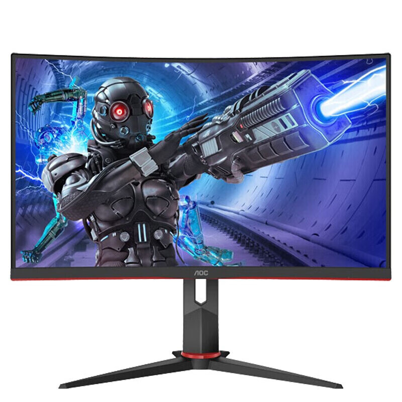 5英寸240hz电竞曲面显示器 台式电脑游戏显示屏幕 黑色c32g2ze 【咨询