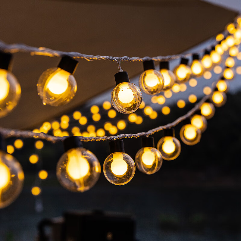 双色球灯串 2米10灯电池款