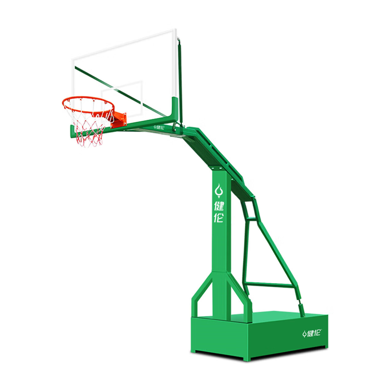 健伦健伦户外篮球架标准成人训练移动平箱篮球架一支(免费安装)