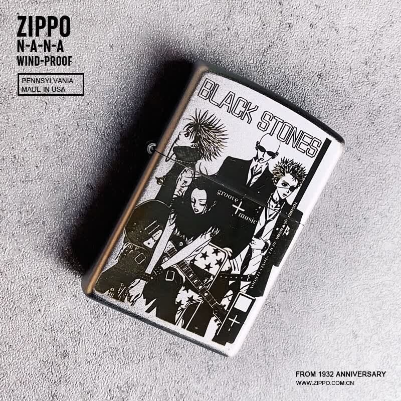 zippo之宝正版煤油打火机 大崎娜娜奈奈nana 朋克日漫摇滚 动漫系列 a