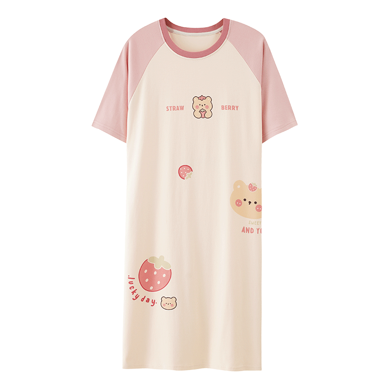 ���ڲ����������֣�YUZHAOLIN��˯ȹŮ�ļ����ޱ�����ص�Ůʿ����ɰ����߹������⴩�Ҿӷ� NSALM-LMSJ538 ����˯ȹ 2XL ������140-160�