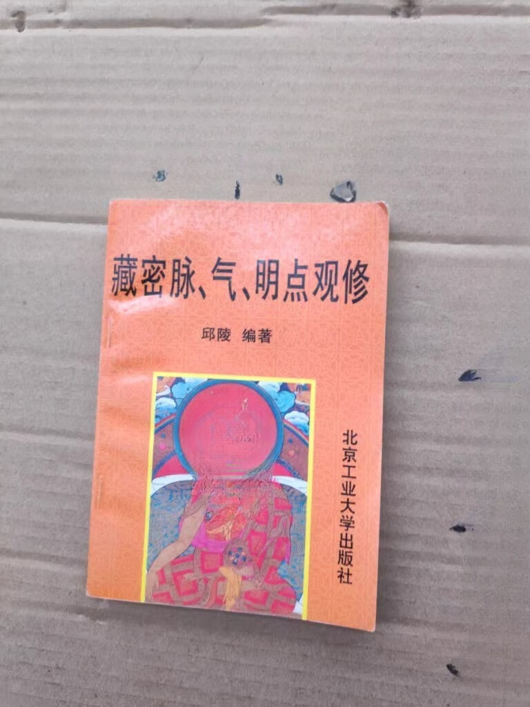 正版旧书藏密脉气明点观修邱陵编著密宗1994年原版