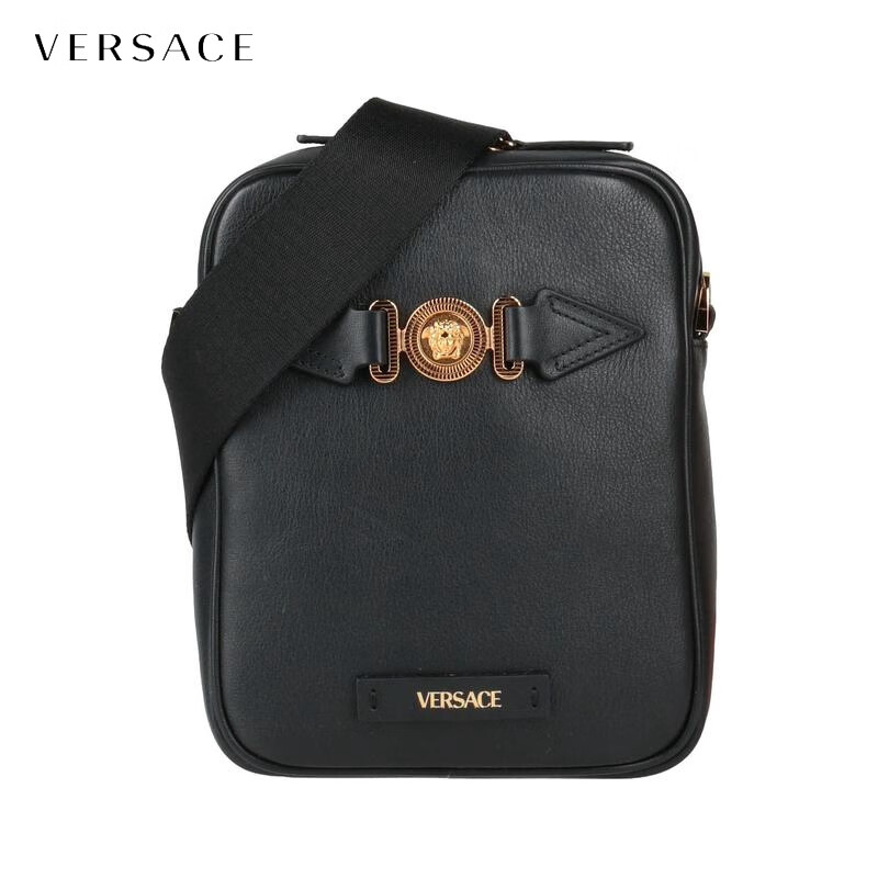 范思哲(versace) 男士 箱包 crossbody bags 手提包单肩包 black one