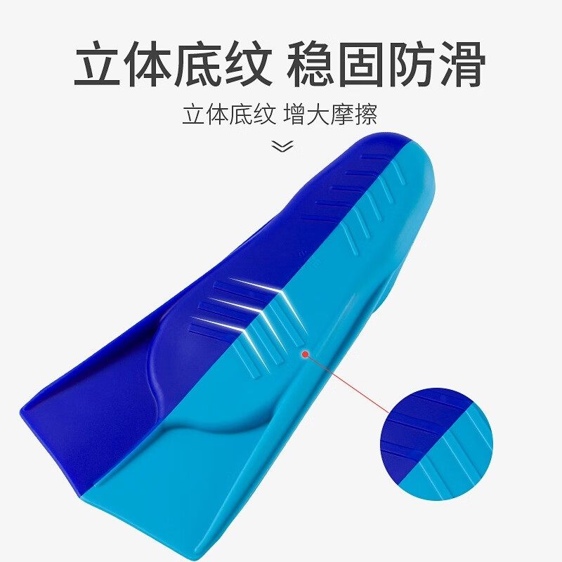 羽克游泳脚蹼成人游泳训练儿童硅胶脚蹼潜水自由泳装备男女专业短脚蹼 纯黑色XL 建议45—47码 赠送便携网兜和耳塞鼻夹