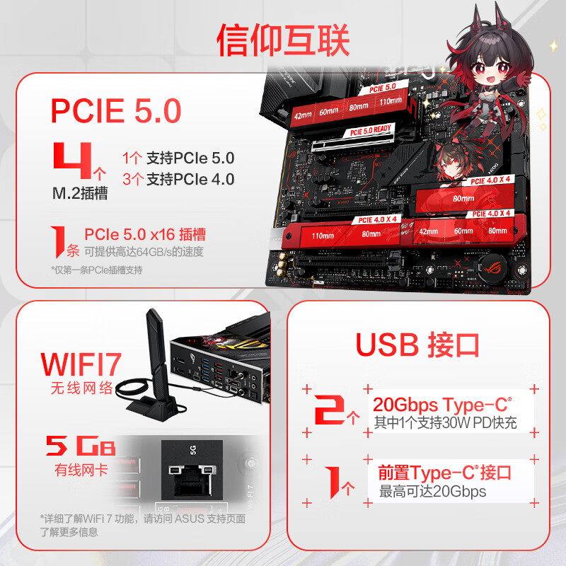 华硕 ROG STRIX Z890-H GAMING WIFI S RO姬 图 6