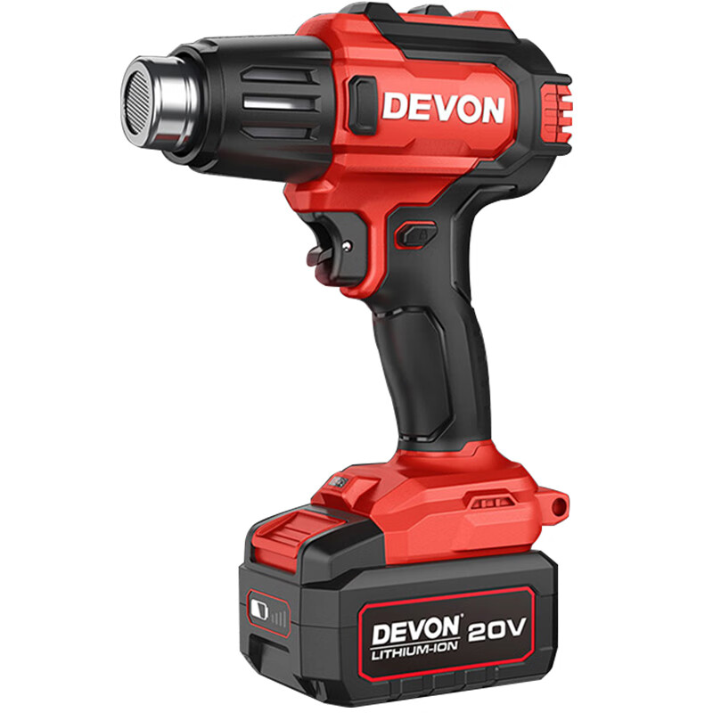 大有鋰電熱風(fēng)槍兩檔調(diào)溫充電式工業(yè)暖風(fēng)槍汽車熱縮膜電烤槍7713 7713鋰電熱風(fēng)槍裸機(jī)