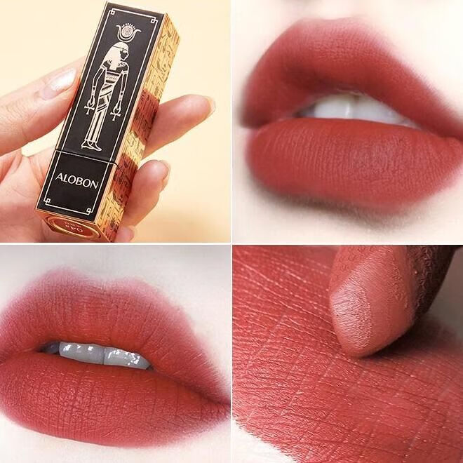 雅邦高定丝绒柔雾口红哑光丝绒黄皮显白持久学生推荐 06#朱砂橘(丝绒