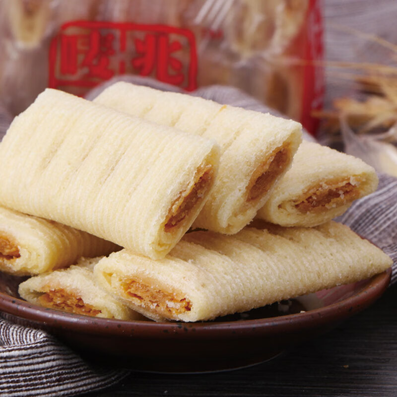 唛兆(maizhao)厦门特产唛兆手工蛋花酥夹心蛋卷鸡蛋酥休闲办公居家