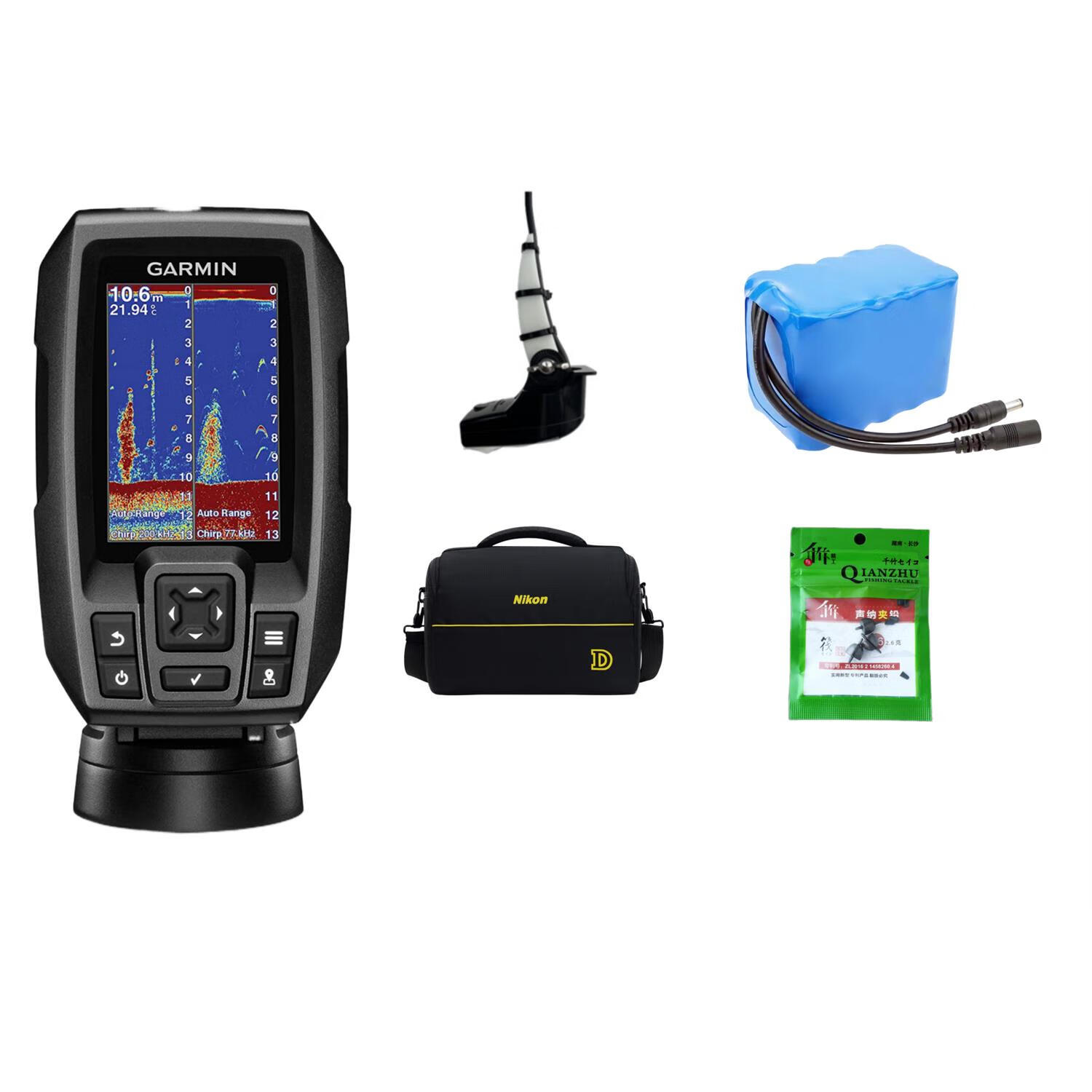 佳明擒龙声呐筏钓船钓冰钓海钓探鱼器 佳明ff250配原装探头配40小时续