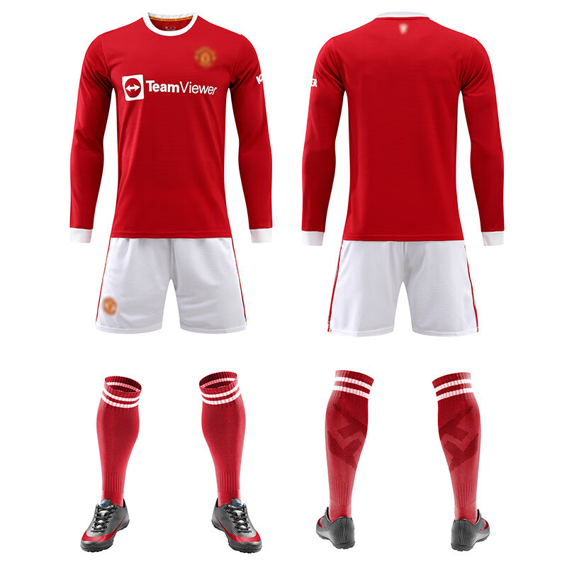 足球服套装男定制秋季足球球衣儿童成人训练服冬季足球衣 长袖22ml主