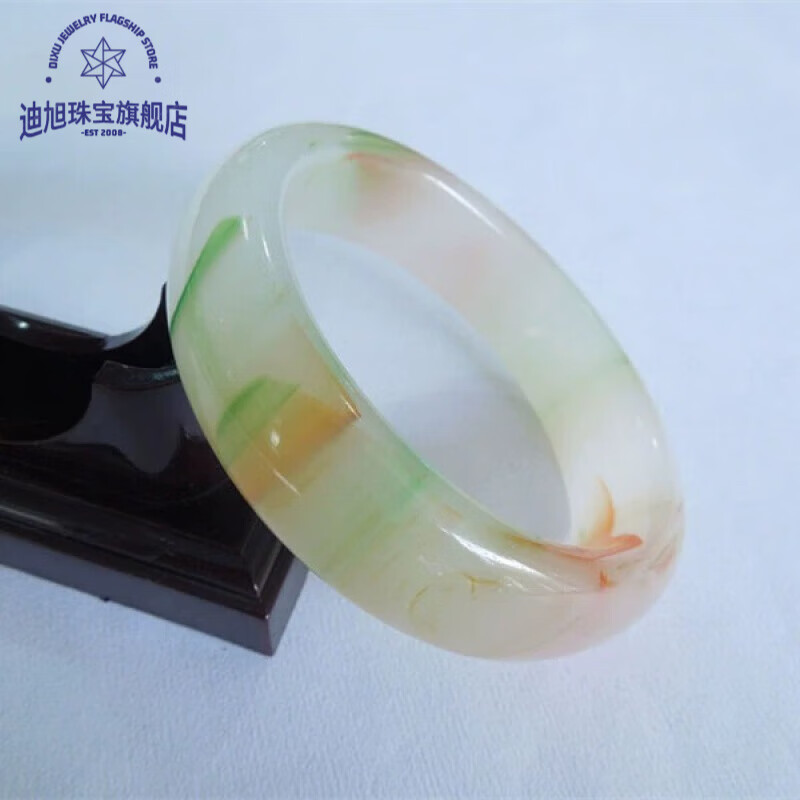 迪旭昆l仑玉手镯和l田玉翡翠东陵玉碧玉玉镯子菠菜绿羊昆仑高贵玉
