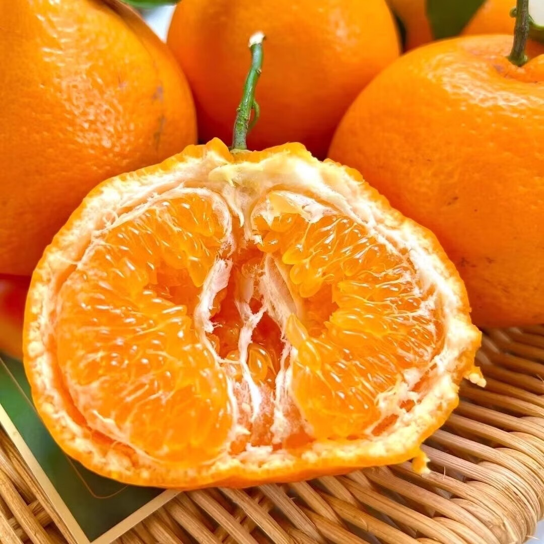 鲜宝道四川春见耙耙柑新鲜水果整箱 5斤特大果80-85mm+净重4.5