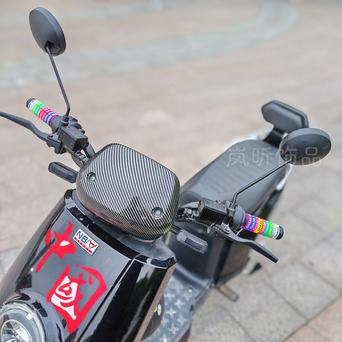 电动车手把套30mm防滑圈摩托车手把防滑圈理发推手柄防水防汗硅胶 每色两个 26个 两个车把 内径30mm防滑圈