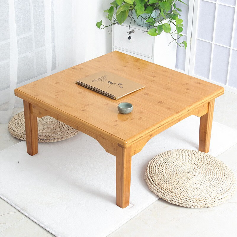 仙僖俫 炕桌实木方桌饭桌飘窗榻榻米小桌子家用床上桌茶几矮桌