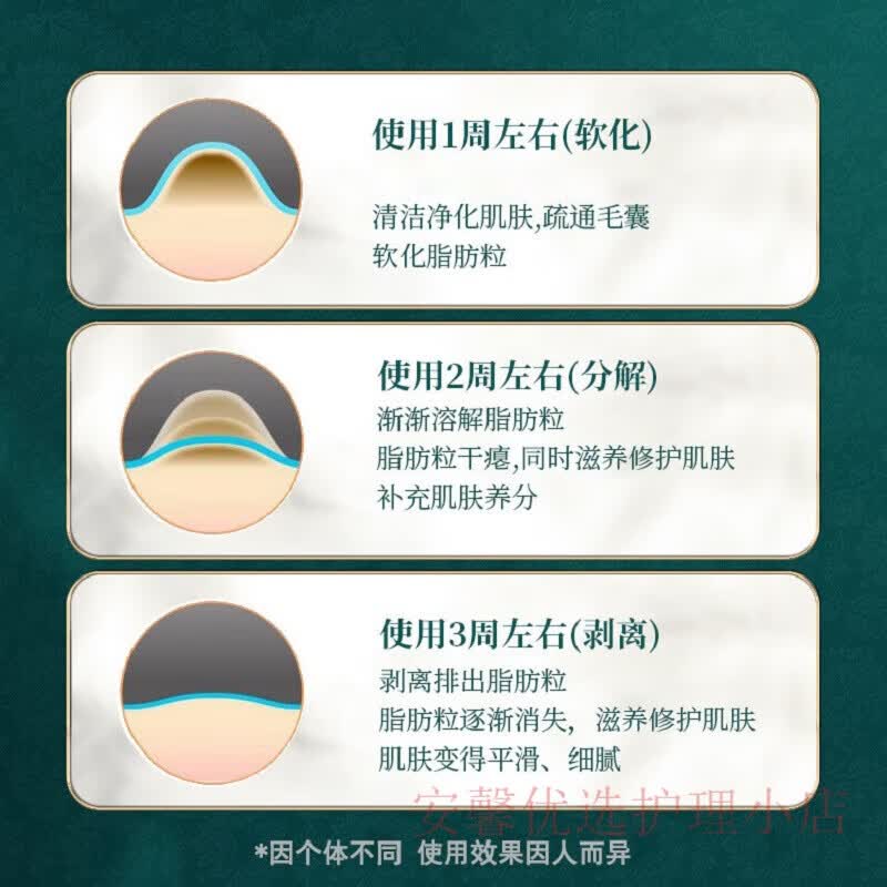 白云山颗粒清肌精华液淡化汗管粒油脂粒补水保湿温和不刺激男女通用 五盒【买3贈2】