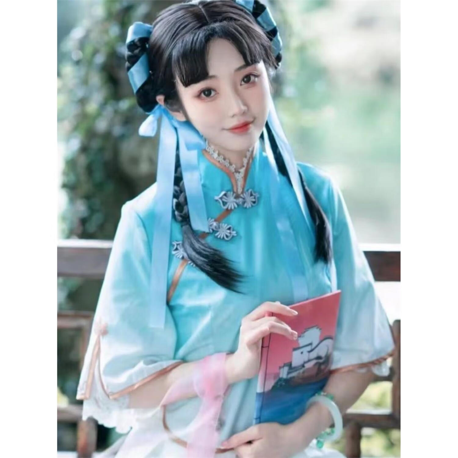 姬昔王者荣耀西施诗语江南cos服民国少女游戏毕业cosplay动漫儿童套装