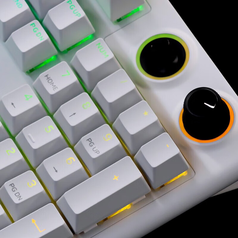 ALIENWARE AURORA外星人电竞机械游戏键盘红轴RGB灯光电脑高端外设 AW920K白色-无线三模-红轴