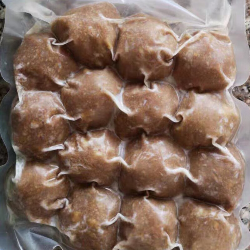 伊舜潮汕纯牛肉丸子纯牛肉火锅食材牛筋丸新鲜牛丸潮州 牛肉丸2000克