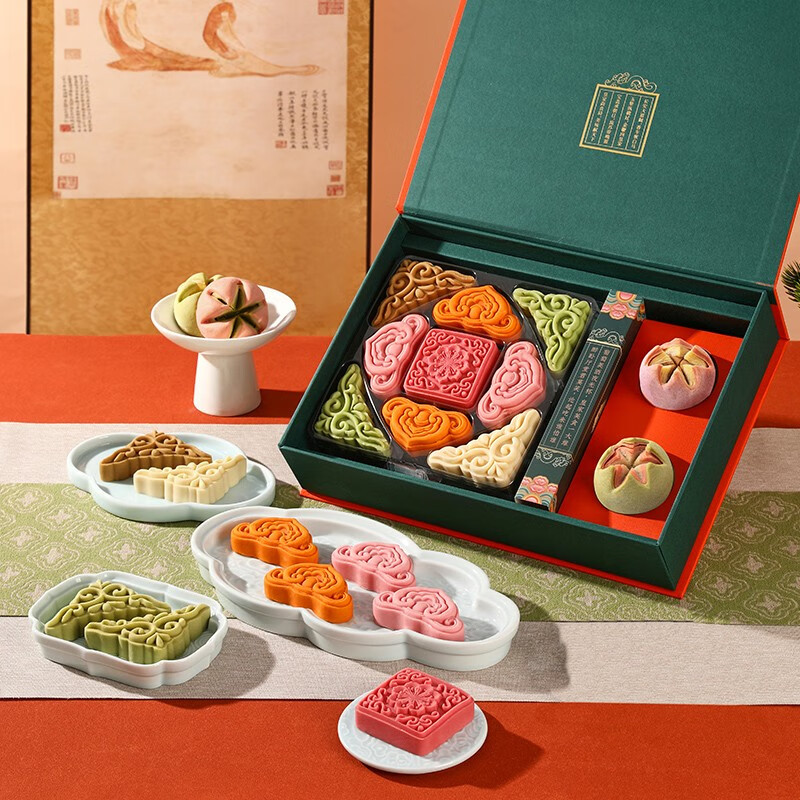 皇家尚食局X西安博物院 糕点年货礼盒 陕西特产点心休闲零食大礼包480g