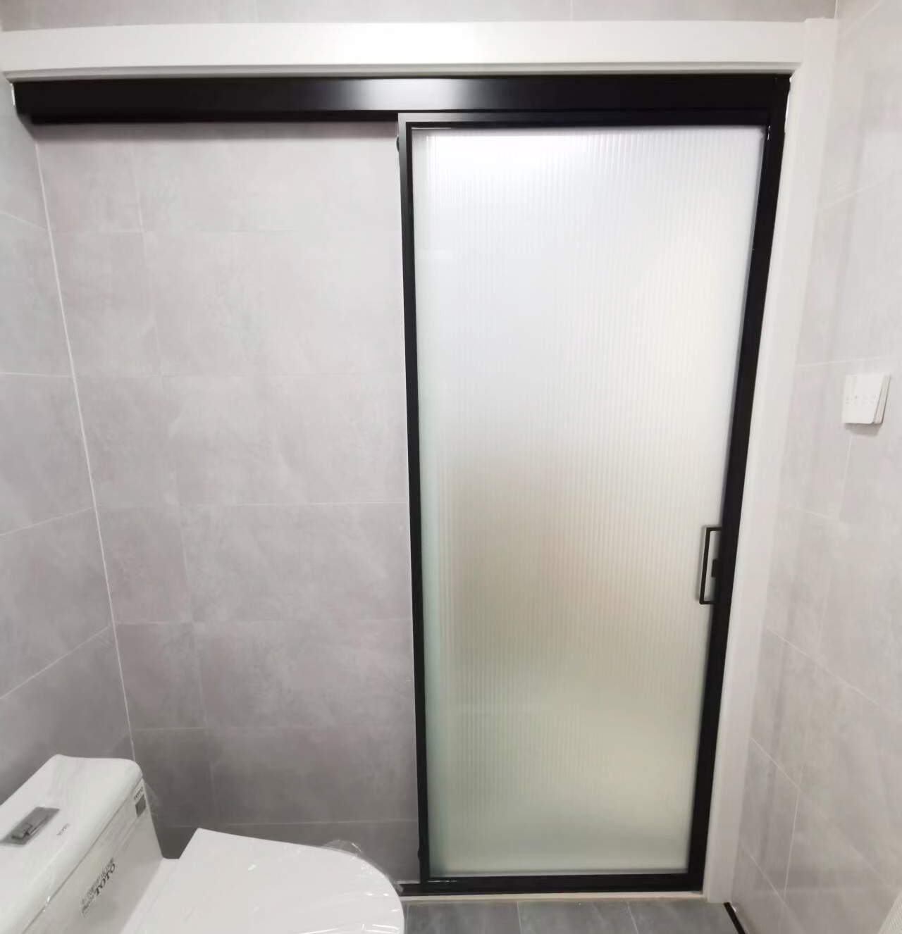 久聚和卫生间窄边单扇移门厕所吊轨长虹玻璃隔断客厅阳台厨房推拉门