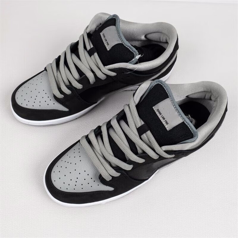 旗楚sb dunk low j-pack shadow黑灰 影子灰男女休闲鞋bq6817-007 34