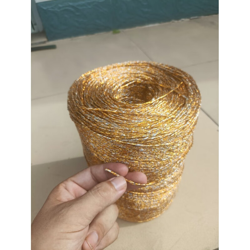 匠元素黄金绳编织袋打包绳大棚西红柿吊秧绳吊蔓绳捆草绳拉枝绳压膜线