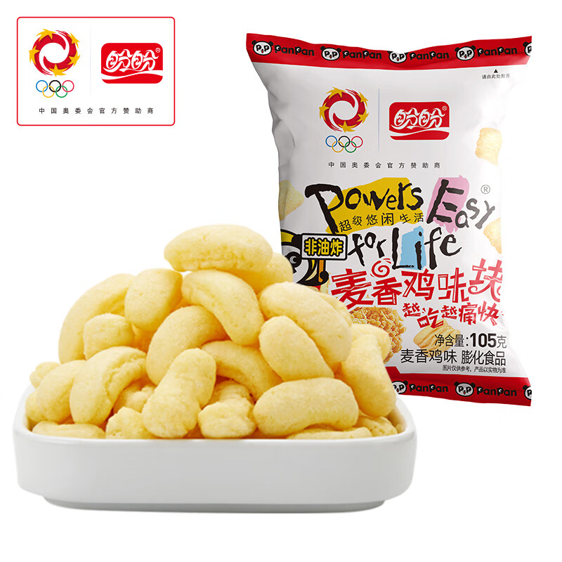 盼盼麦香鸡味块 麦香鸡味105g 零食广场