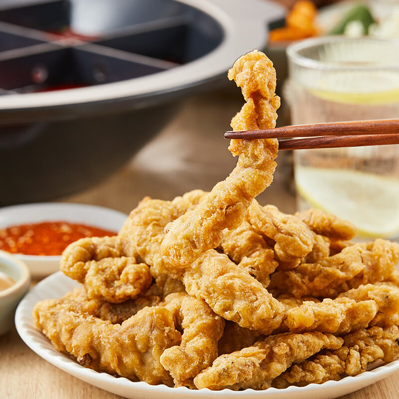 山林大红  藤椒小酥肉半成品火锅食材预制菜空气炸锅加热即食 2袋装*