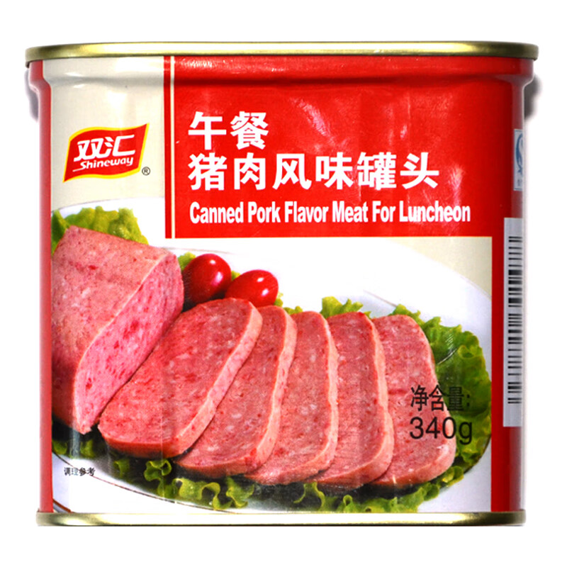 雙匯午餐罐頭豬肉風(fēng)味340g方便即食熟食方便速食 340g