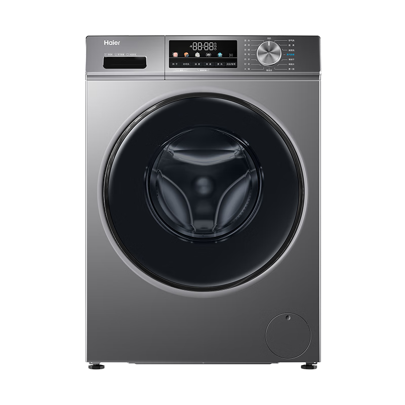 海尔（Haier）滚筒洗衣机全自动 超薄洗烘一体机带烘干 EG100HMATE29S 10公斤 一级能效换新 家电国家补贴20%