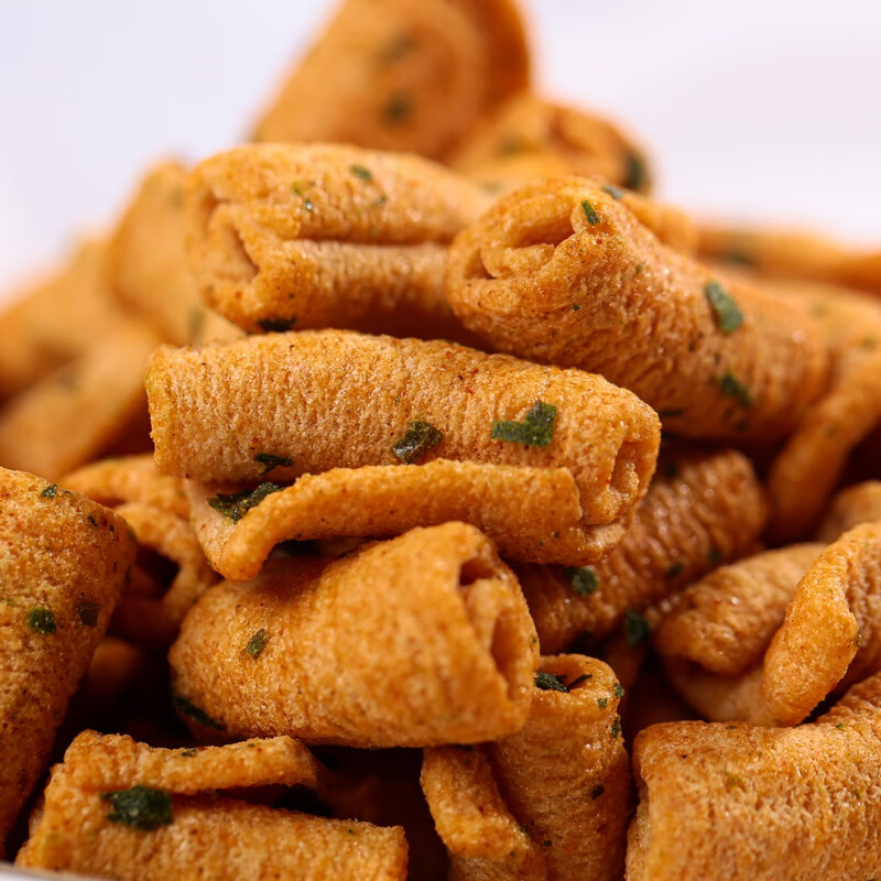 鸡肉卷火锅饭店饭厅酒吧ktv膨化休闲零食小吃整箱散装 裸装蔬菜卷1斤