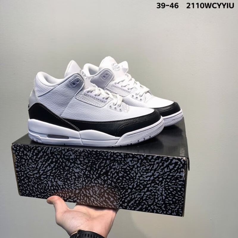 aj3藤原浩白黑 (蓝盒包装 36