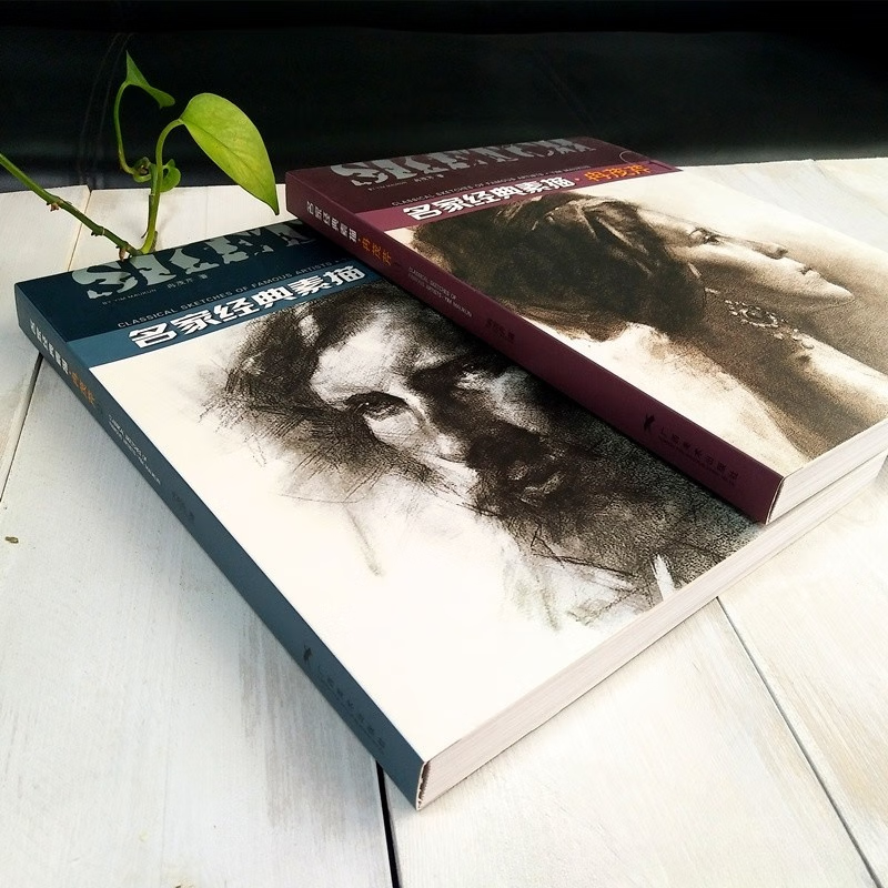 名家经典素描冉茂芹1 2全2册 人像素描过程图/静物/人物肖像/人体结构